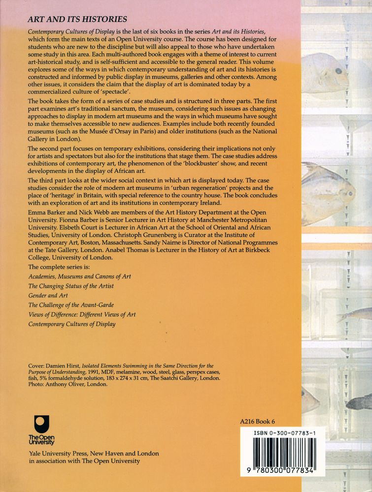 『Contemporary Cultures of Display』 3