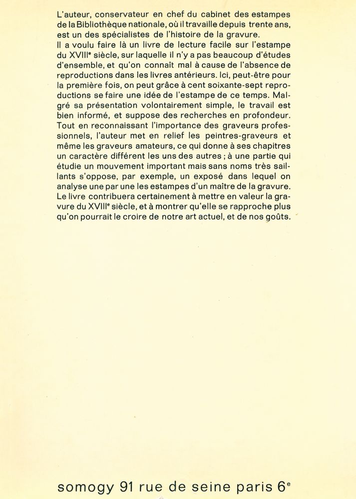 『La Gravure Originale au 18e Siécle』 3