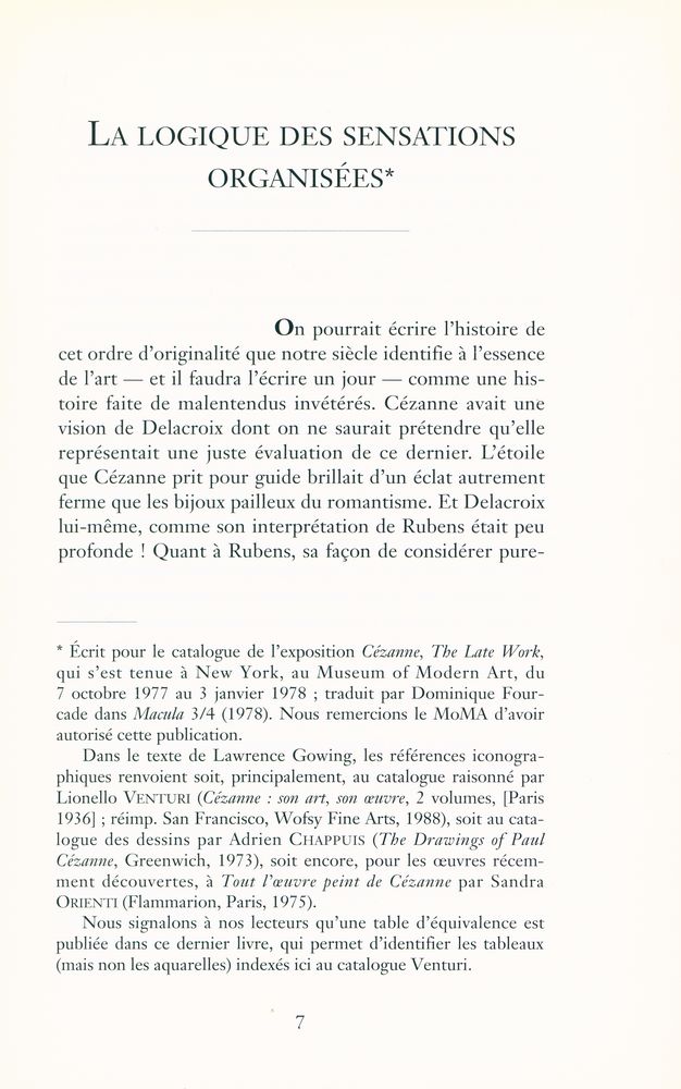 『La Litterature Artistique - Cézanne : La logique des sensations organisées』 2