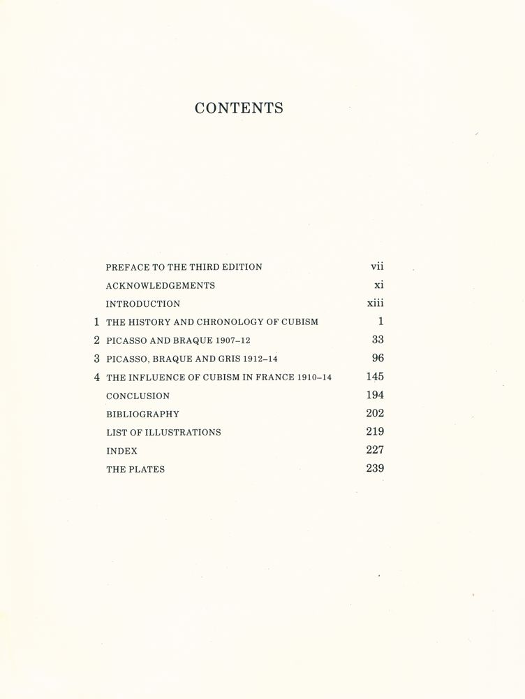 『Cubism : a history and an analysis, 1907 - 1914』 2