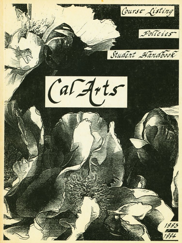 『CalArts Course Listing Policies Student Handbook 1993 - 1994』 1