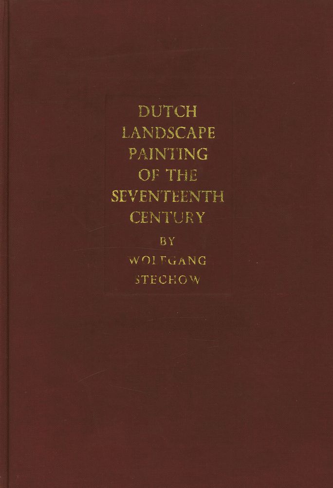 『DUTCH LANDSCAPE PAINTING OF THE SEVENTEENTH CENTURY』 1