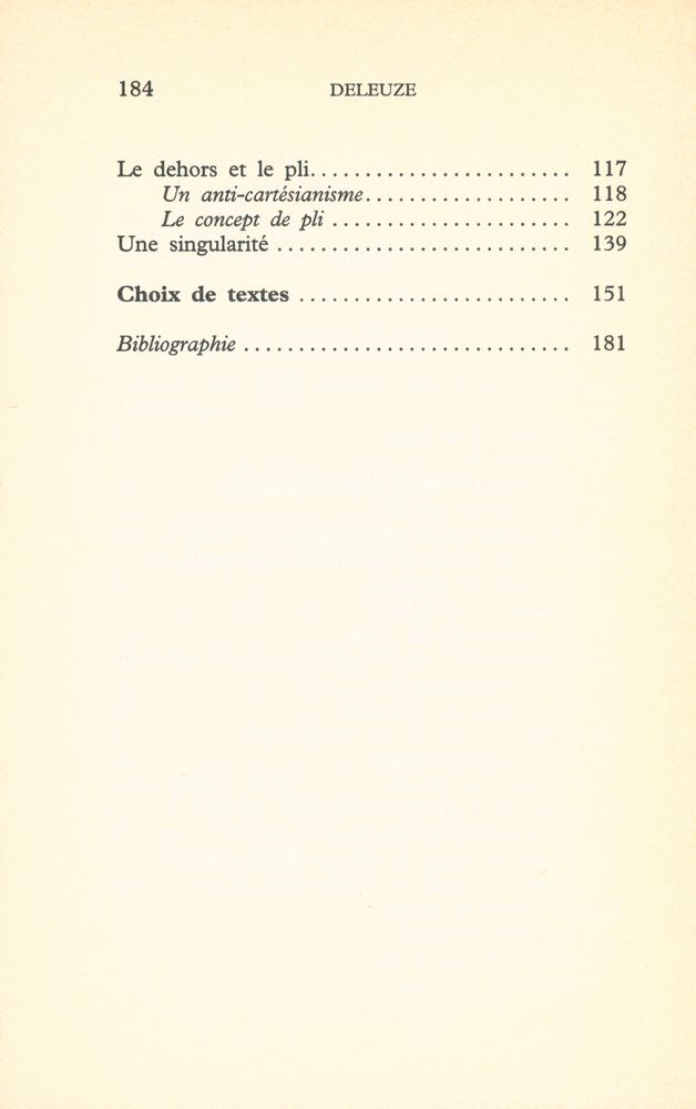 『Deleuze : 