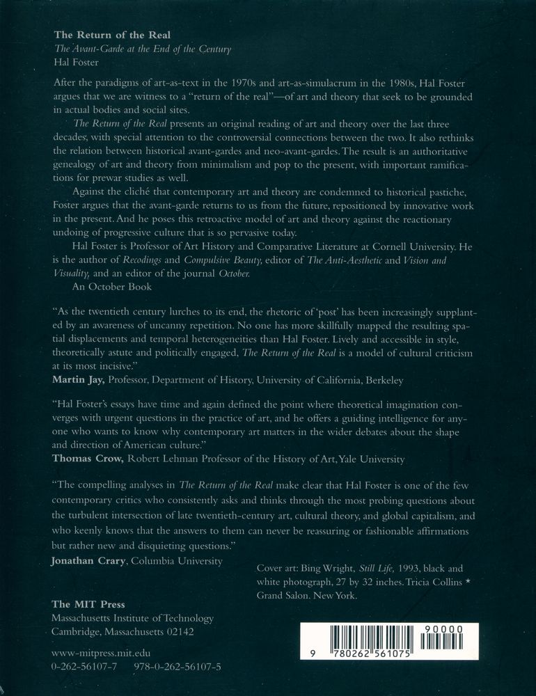 『The return of the real : the avant - garde at the end of the century』 3