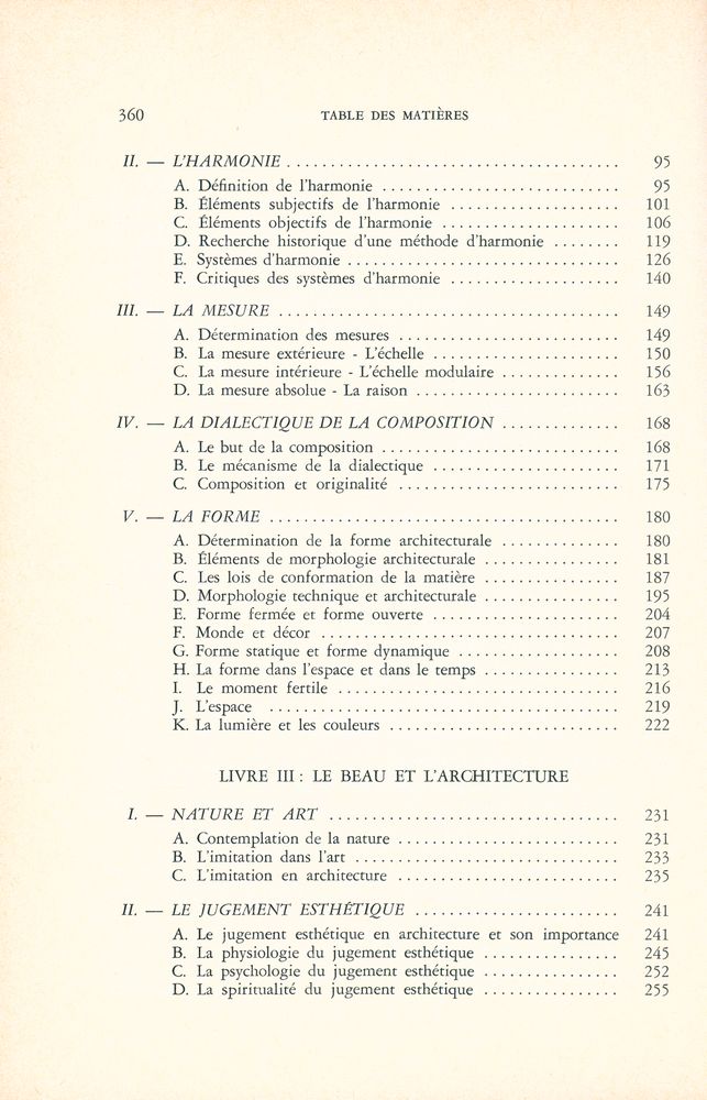 『L'ESTHÉTIQUE DE L'ARCHITECTURE』 3