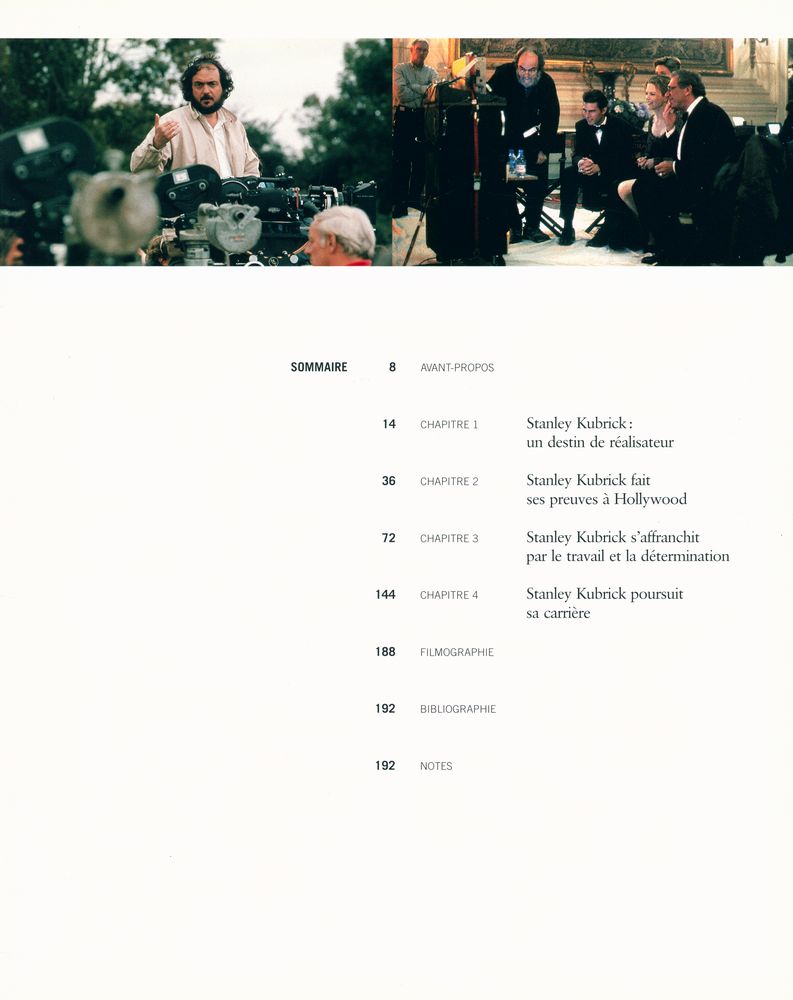 『STANLEY KUBRICK : Filmographie complète』 2