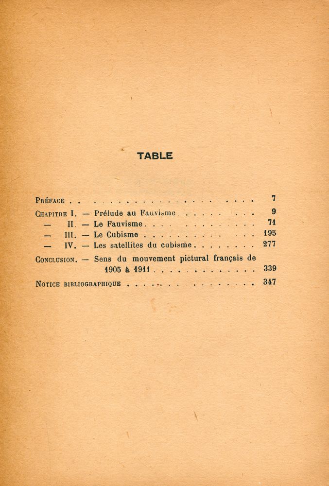 『LES ÉTAPES DE LA PEINTURE FRANÇAISE CONTEMPORAINE TOME DEUXIÈME : LE FAUVISME ET LE CUBISME 1905 - 1911』 2