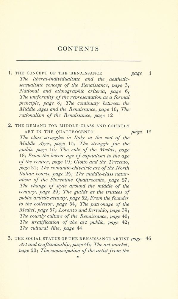 『THE SOCIAL HISTORY OF ART VOLUME TWO : Renaissance, Mannerism and Baroque』 2