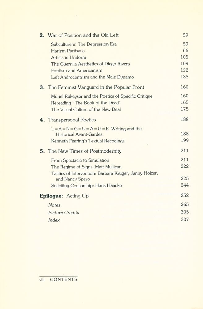 『American culture between the wars : revisionary modernism & postmodern critique』 3