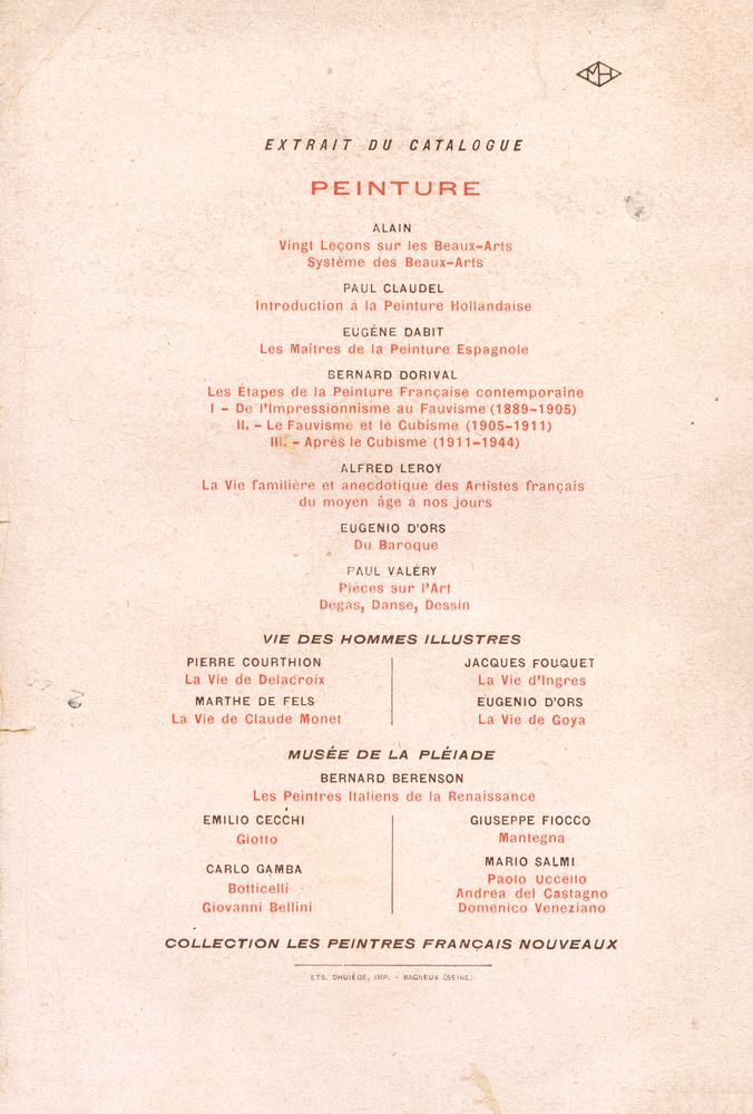 『LES ÉTAPES DE LA PEINTURE FRANÇAISE CONTEMPORAINE TOME TROISIÈME : DEPUIS LE CUBISME 1911 - 1944』 3