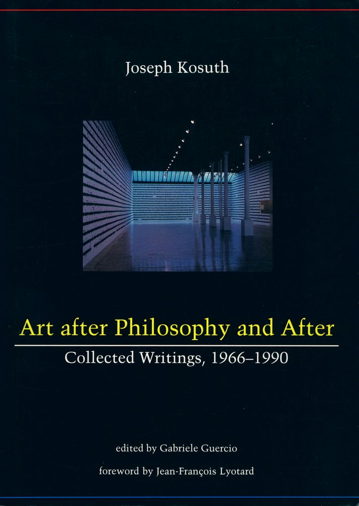 『Art after philosophy and after : collected writings, 1996 - 1990』 1