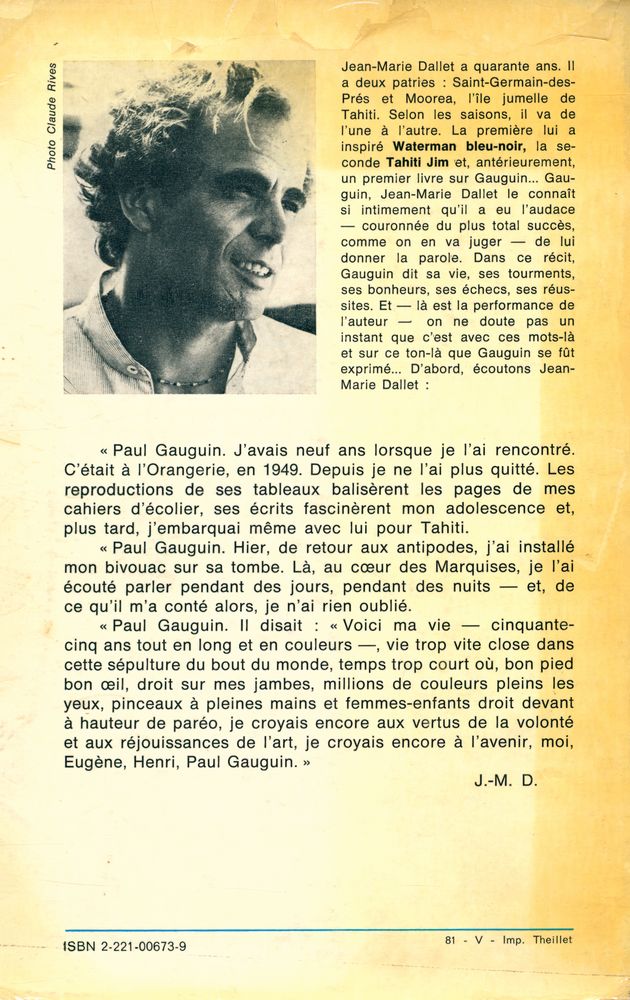 『JE, GAUGUIN : récit』 3