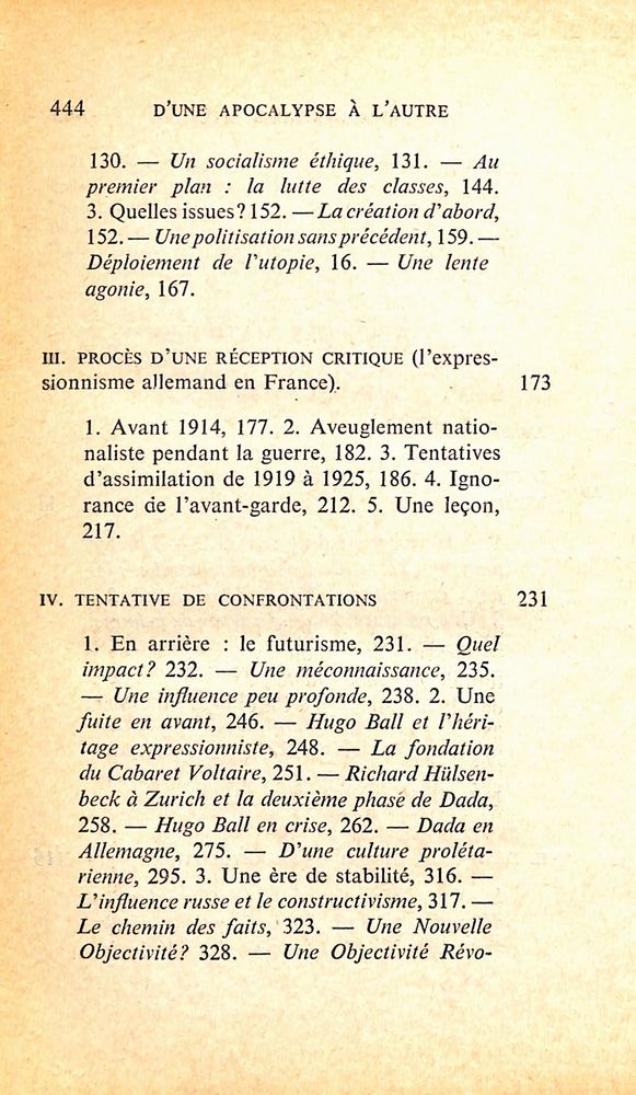 『D'UNE APOCALYPSE A L'AUTRE Sur l'Allemagne et ses productions intellextuelles de Guillaume Ⅱ aux années vingt』 3