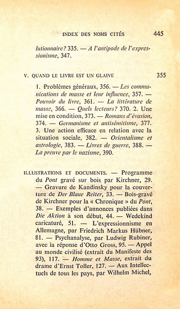 『D'UNE APOCALYPSE A L'AUTRE Sur l'Allemagne et ses productions intellextuelles de Guillaume Ⅱ aux années vingt』 4