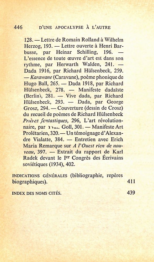 『D'UNE APOCALYPSE A L'AUTRE Sur l'Allemagne et ses productions intellextuelles de Guillaume Ⅱ aux années vingt』 5