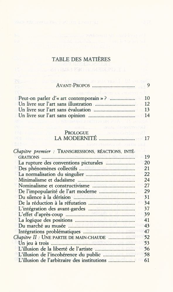 『LE TRIPLE JEU DE L'ART CONTEMPORAIN : SOCIOLOGIE DES ARTS PLASTIQUES』 2