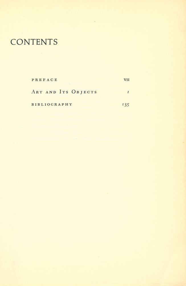 『ART AND ITS OBJECTS : An Introduction to Aesthetics』 2
