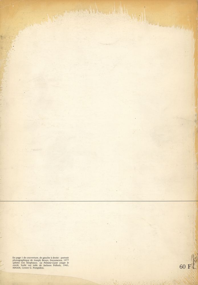 『Cahiers DU MUSEE NATIONAL D'ART MODERNE』 80  N° 4 3