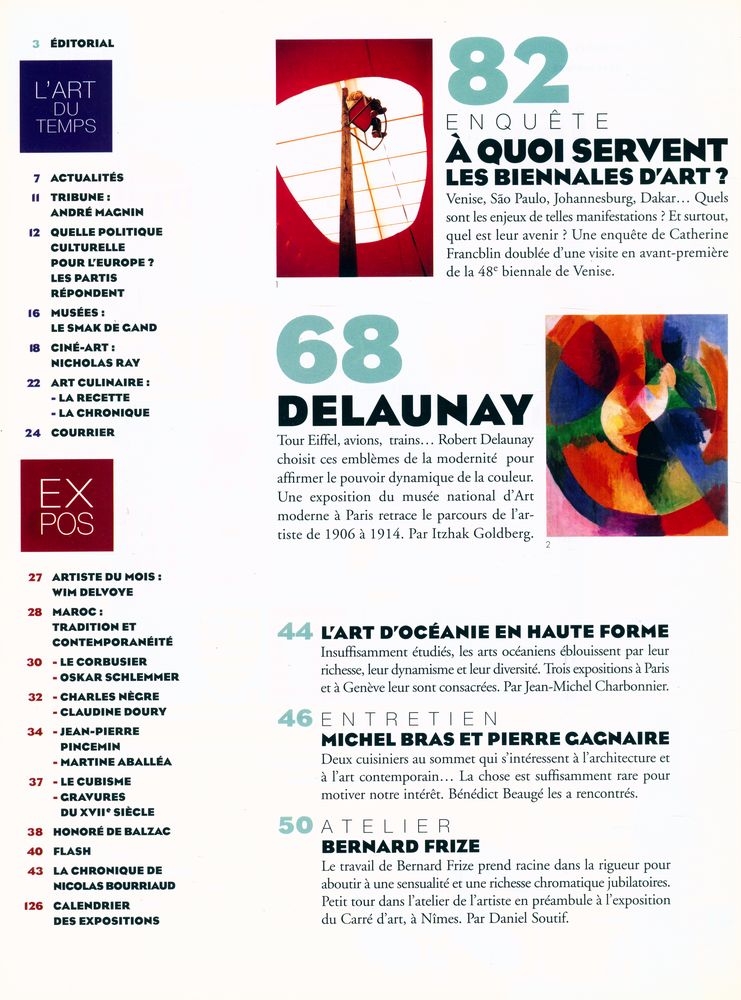 『Beaux Arts magazine』 numéro 181 2