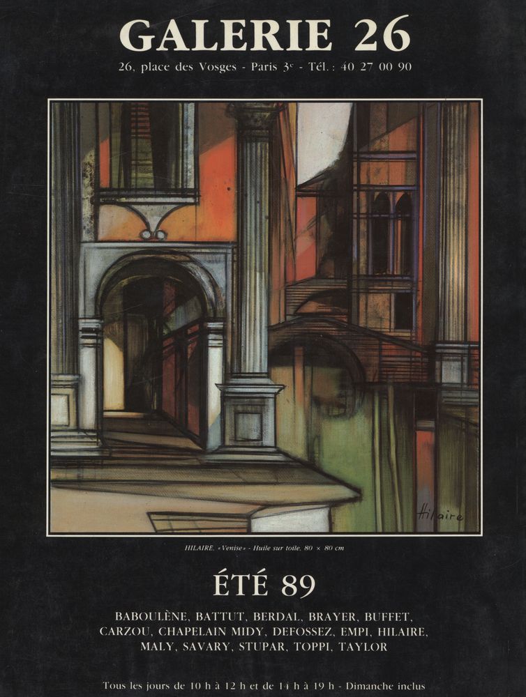 『CONNAISSANCE des Arts』  N° 449/450 JUILLET/AOÛT 1989 3