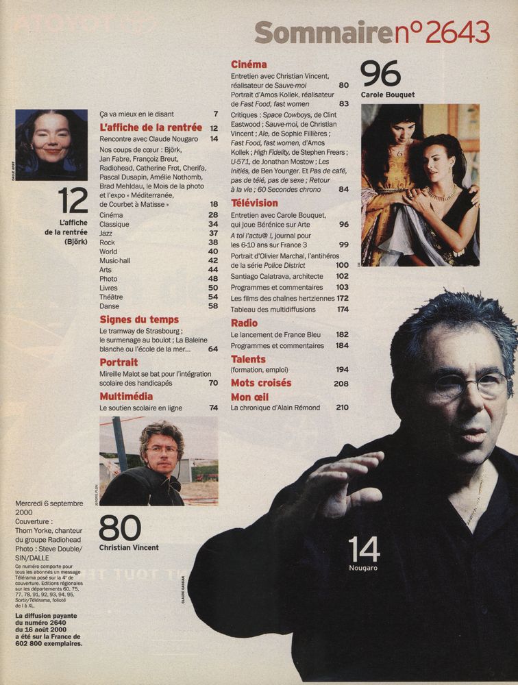 『Télérama』 N°2643 2