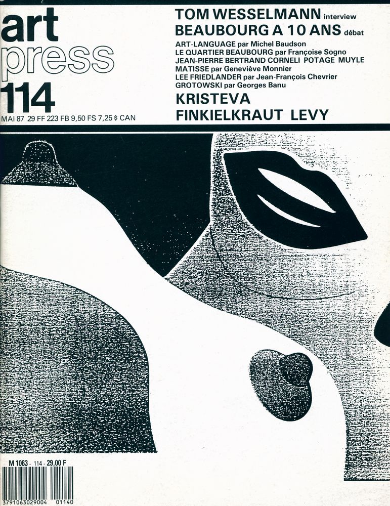 『art press』 114 mai 1987 1