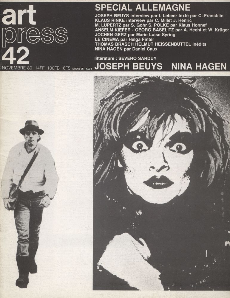 『art press』 42 novembre 1980 1