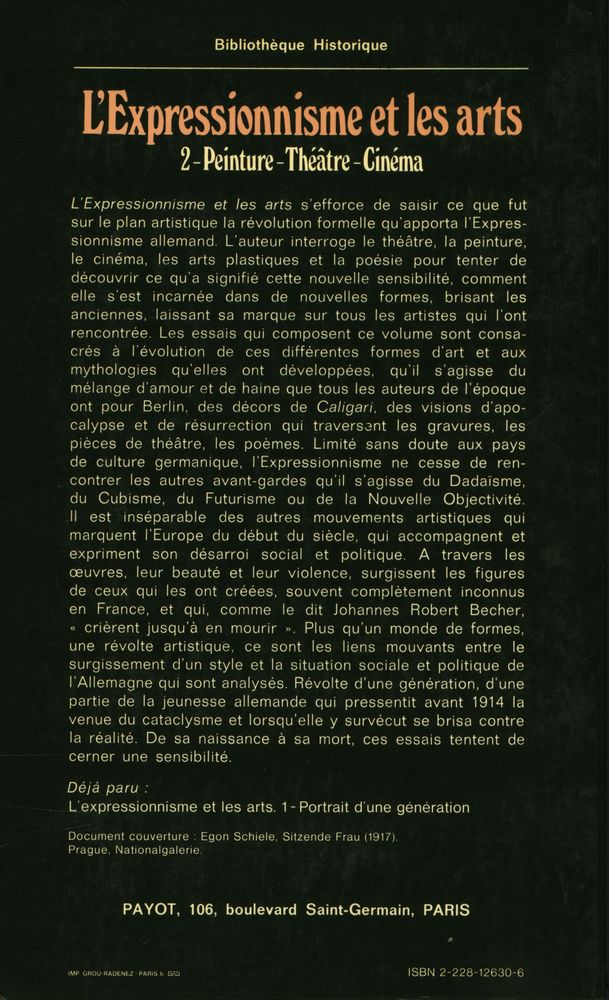 『L'EXPRESSIONNISME ET LES ARTS : 2. PEINTURE - THÉATRE - CINÉMA』 4