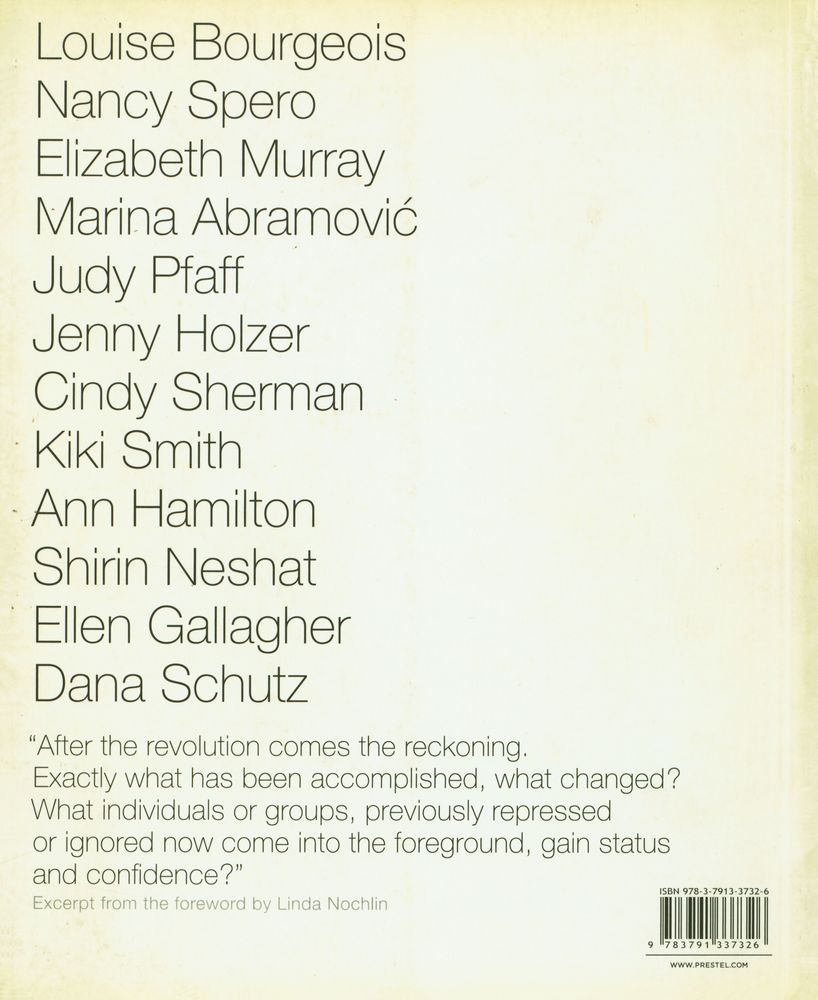 『After the Revolution : Women Who Transformed Contemporary Art』 3