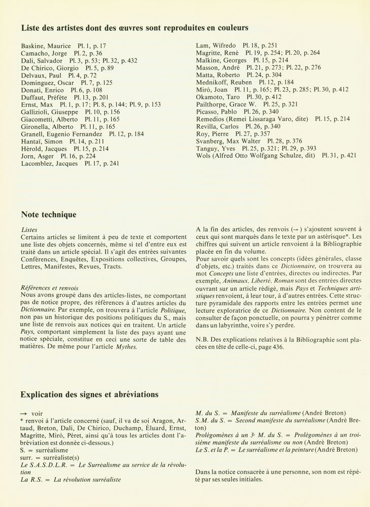 『DICTIONNAIRE GÉNÉRAL DU SURRÉALISME ET DE SES ENVIRONS』 2