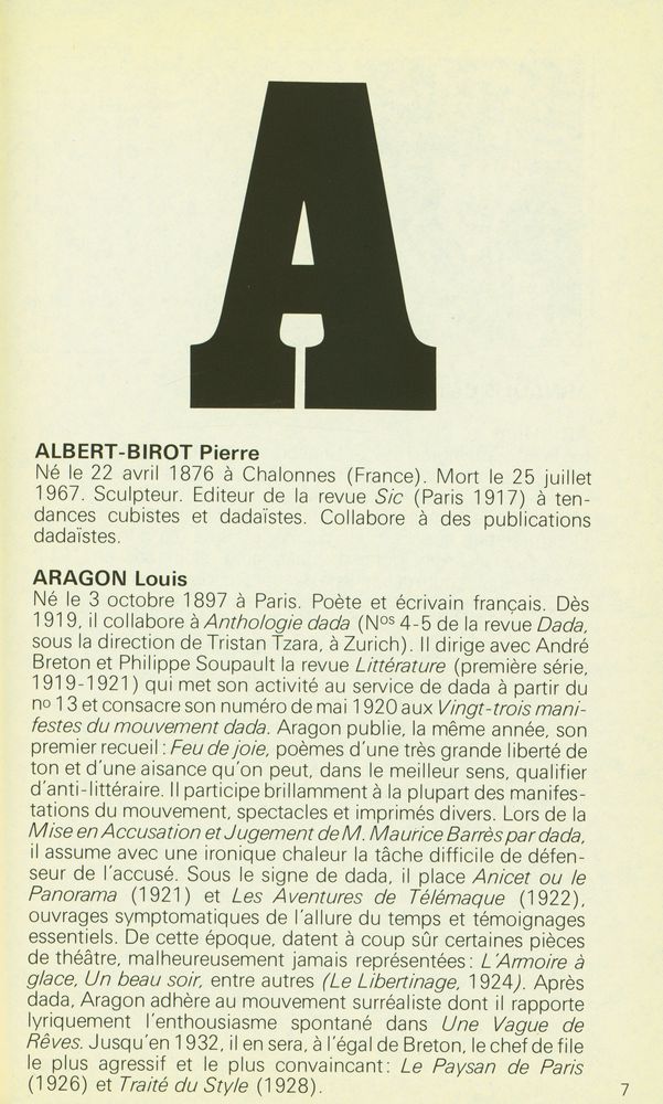 『DICTIONNAIRE DU DADAÏSME 1916 - 1922』 2