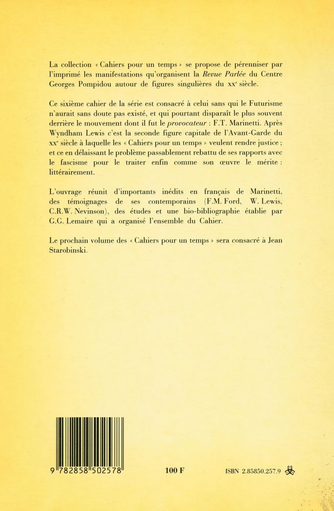 『F.T. MARINETTI』 3