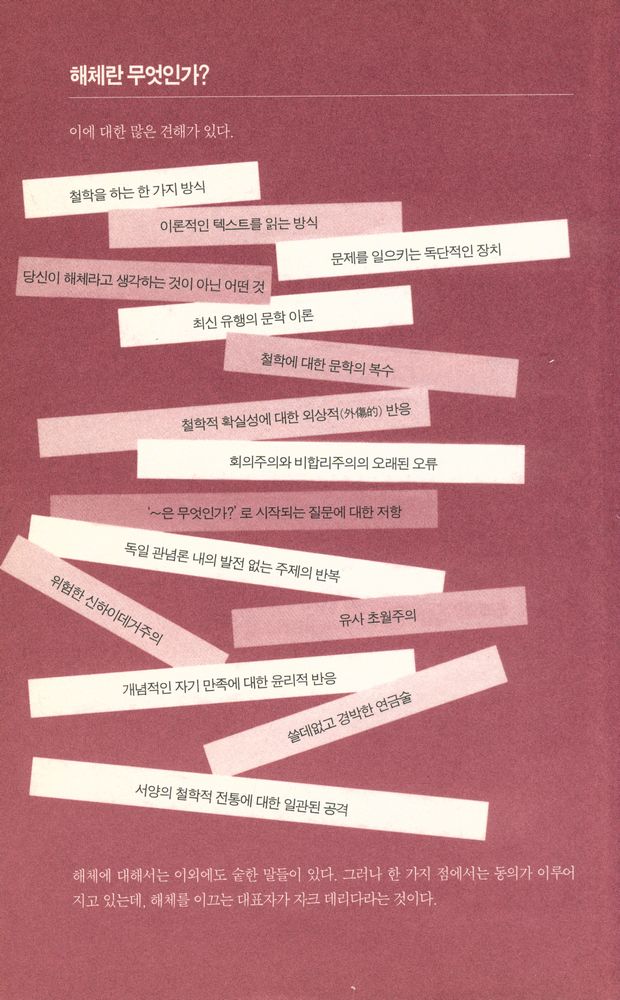『하룻밤의 지식여행 19 - 데리다』 2