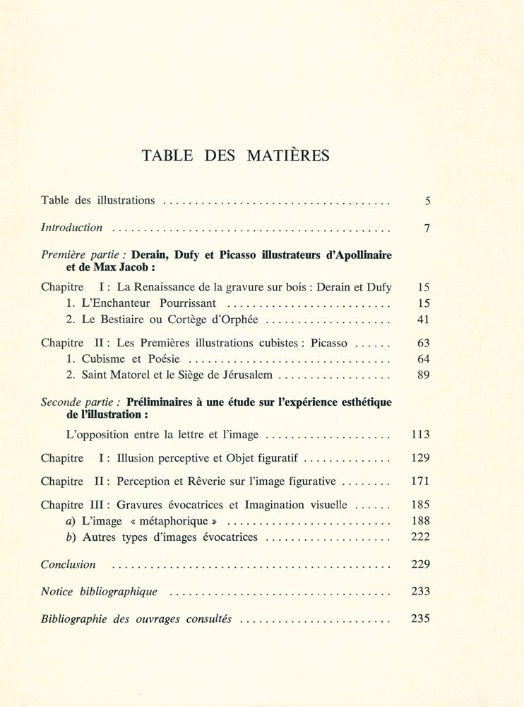 『L'ILLUSTRATION DE LA POÉSIE A L'ÉPOQUE DU CUBISME, 1909 - 1914 : DERAIN, DUFY, PICASSO』 2