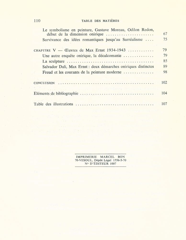 『max ernst et la démarche onirique』 3