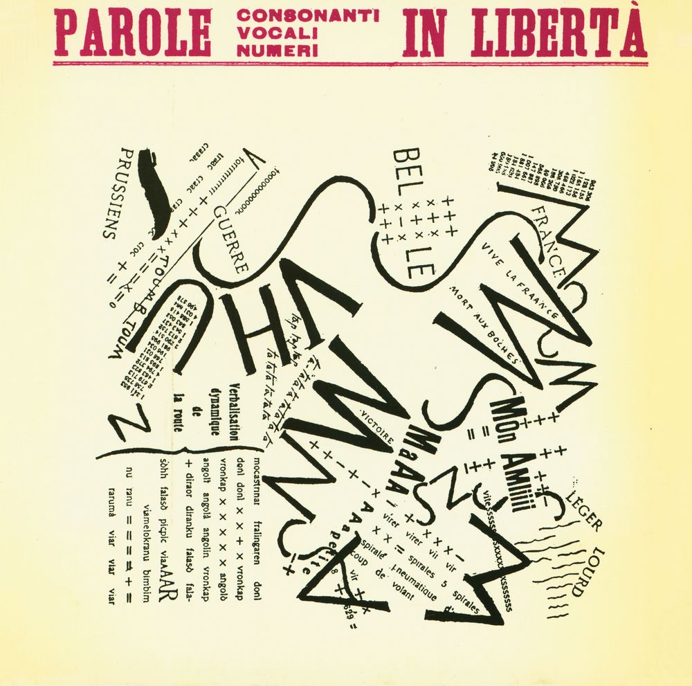 『LES MOTS EN LIBERTE FUTURISTES』 3