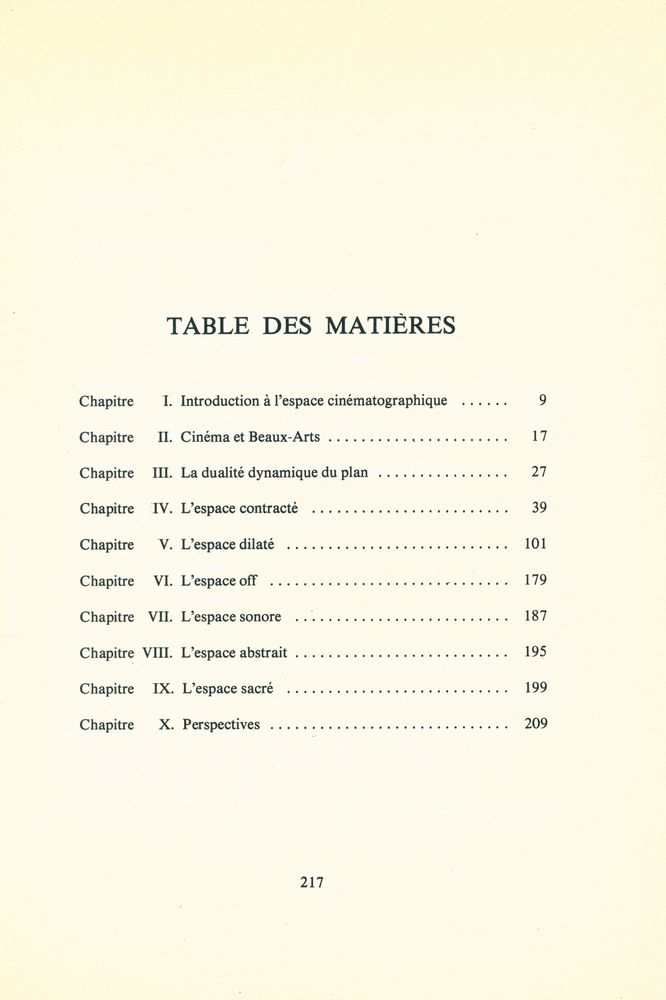『L'ESPACE CINÉMATOGRAPHIQUE』 2