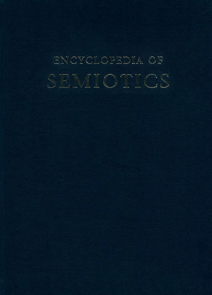 『Encyclopedia of semiotics』 1
