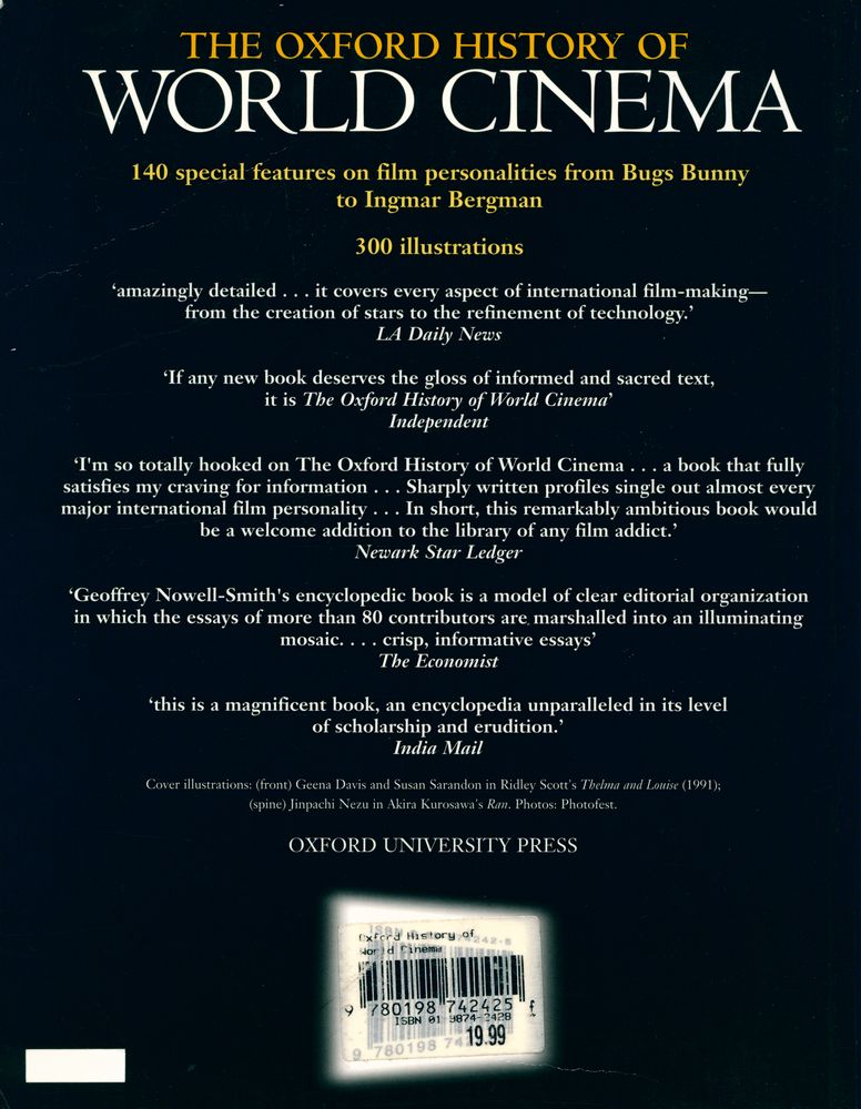 『THE OXFORD HISTORY OF WORLD CINEMA: The definitive history of cinema worldwide』 6