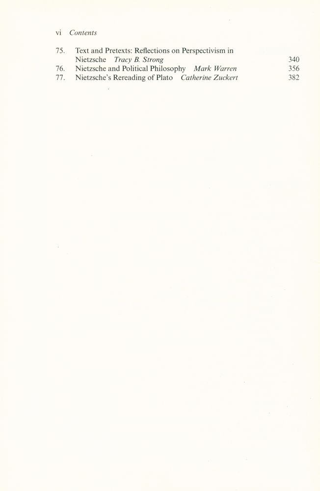 『Nietzsche: critical assessments Volume Ⅳ』 3