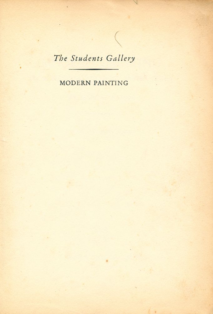 『MODERN PAINTING : FROM IMPRESSIONISM TO ABSTRACT ART』 2