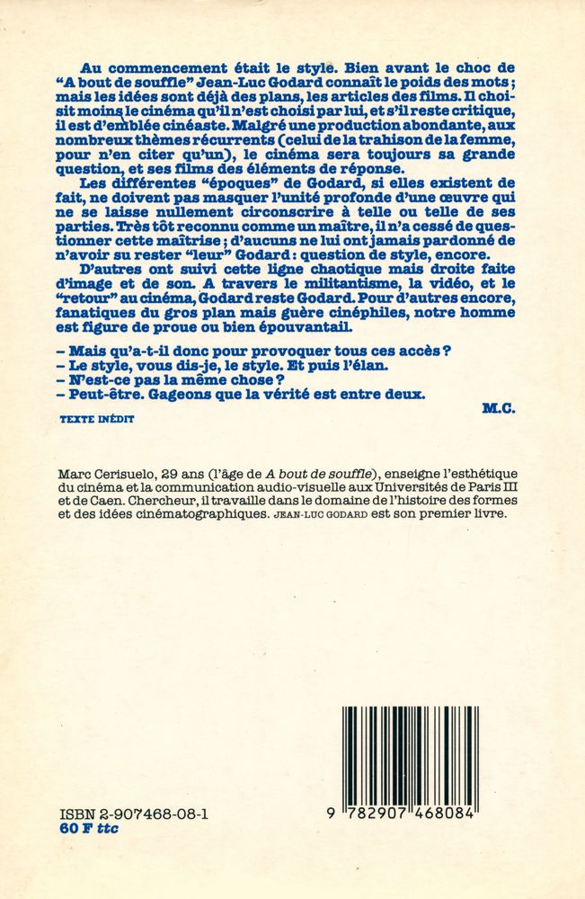『JEAN - LUC GODARD』 3