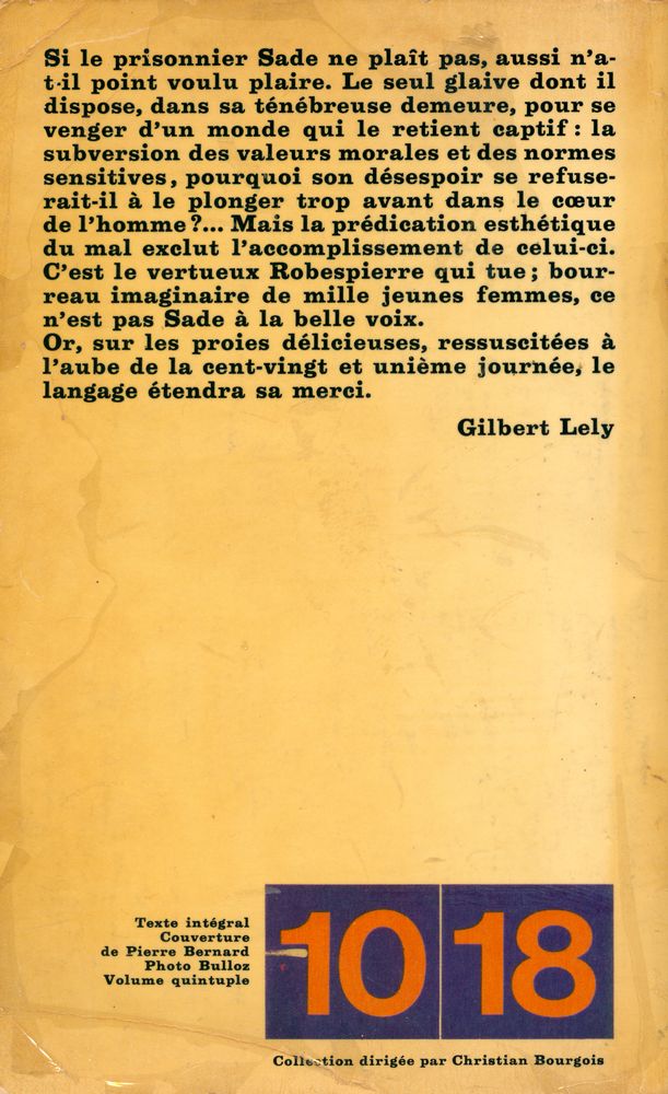 『LES 120 JOURNÉES DE SODOME OU L'ÉCOLE DU LIBERTINAGE TOME Ⅰ』 3