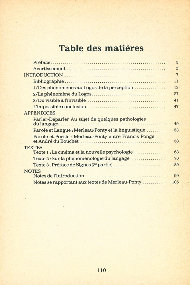 『approches phénoménologiques』 2