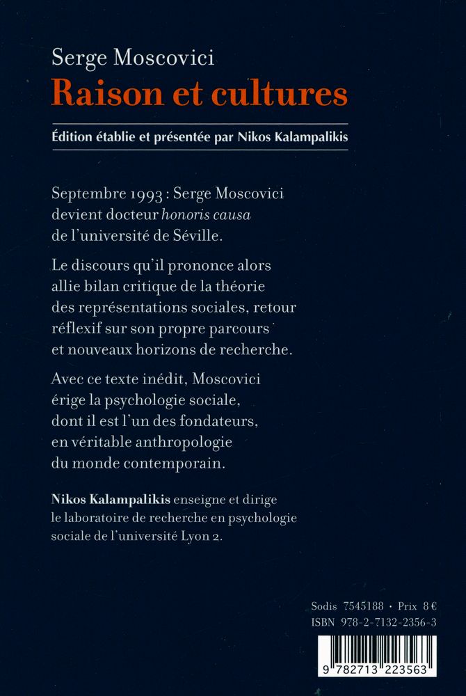 『Raison et cultures』 3