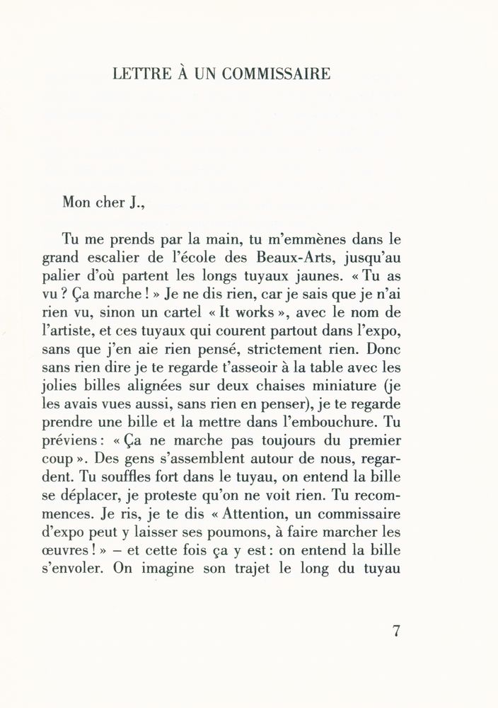 『FACE À L'ART CONTEMPRAIN : Lettre à un commissaire suivie de RETOUR SUR LES RETOURS』 2