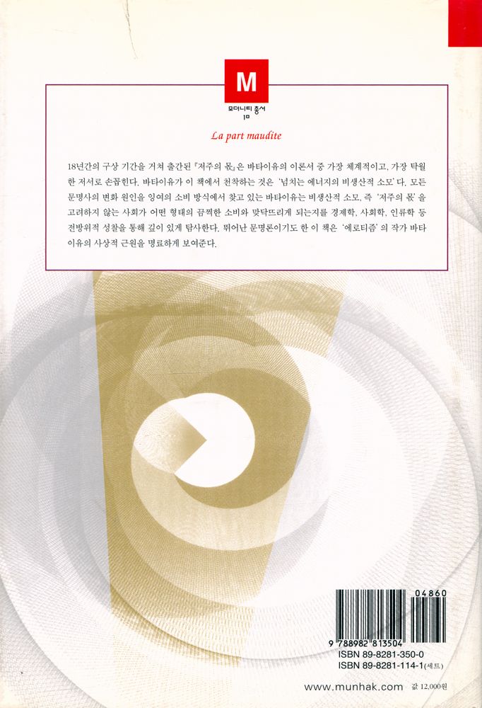 『모더니티 총서 10 - 저주의 몫』 6