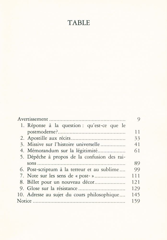 『Le Postmoderne expliqué aux enfants』 2