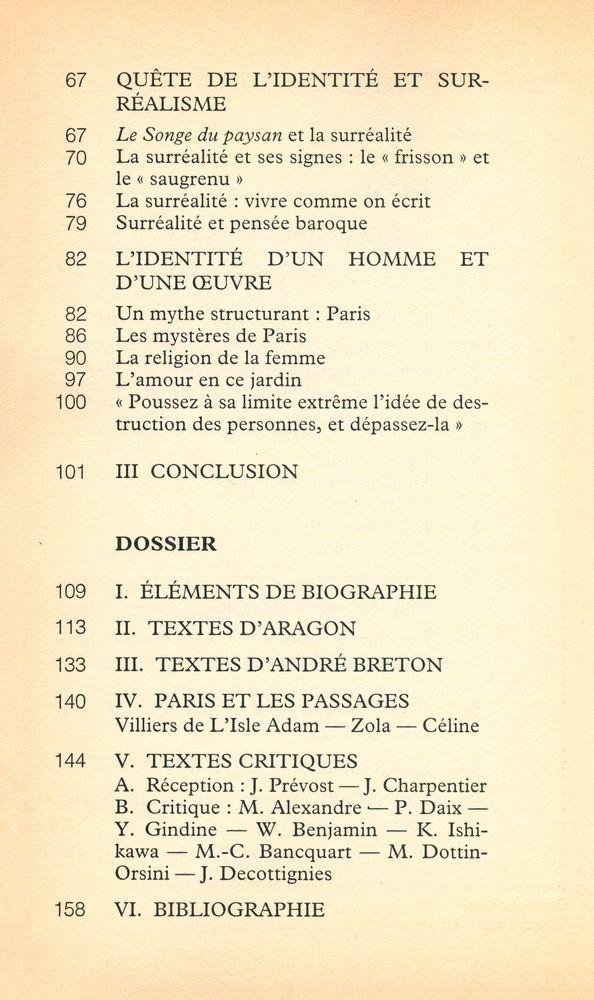 『Le Paysan de Paris d'Aragon』 3