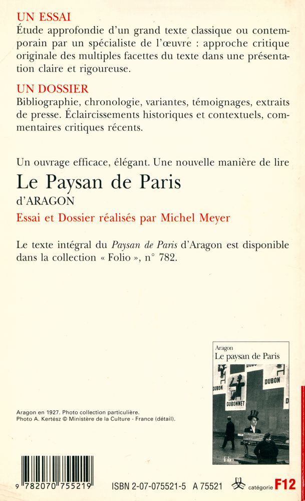 『Le Paysan de Paris d'Aragon』 4